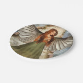 Irish Celtic Angel Kerstmis St.Patrick's Party Papieren Bordje (Gekanteld)