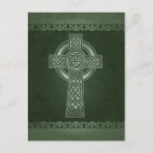 Irish Celtic Cross Briefkaart (Voorkant)