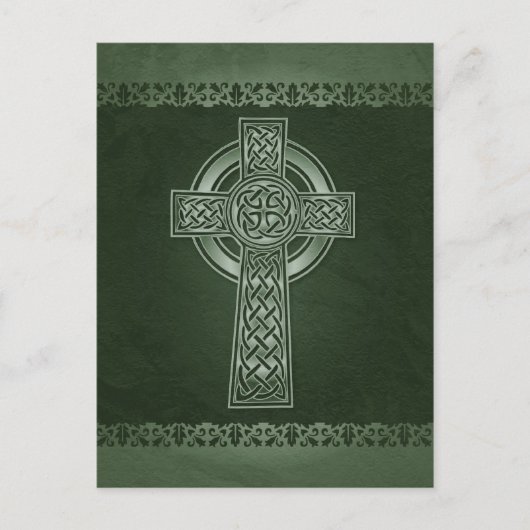Irish Celtic Cross Briefkaart (Voorkant)