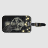 Irish Celtic Cross en Crow The Morrigan Bagagelabel (Voorkant (horizontaal))