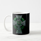 Irish Celtic Cross Knot Christian Holy Trinity Sco Koffiemok (Links)