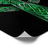 Irish Celtic Cross Knot Christian Holy Trinity Sco Poster (Hoek)