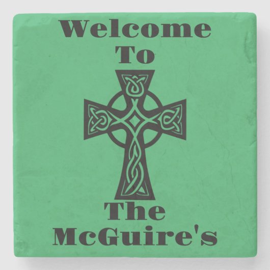Irish Celtic Cross Onderzetter (Voorkant)