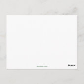 Irish Celtic Cross ontvangstkaart Briefkaart (Achterkant)