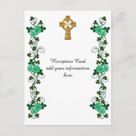 Irish Celtic Cross ontvangstkaart Briefkaart