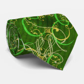 Irish Celtic Damask Designer Stropdas (Opgerold)