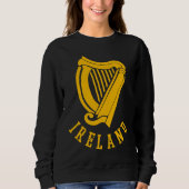 Irish Celtic Harp Medieval Emblem of Ireland  1 Trui (Voorkant)