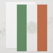 Irish Celtic Knot Briefpapier (Voorkant / Achterkant)