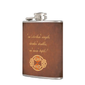 Irish Celtic Knot Brown Heupfles (Links)