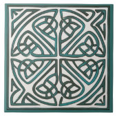Irish Celtic Knot Ceramic Tegel Tegeltje (Voorkant)