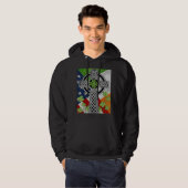 Irish Celtic Knot Cross American Flag USA Hoodie (Voorkant volledig)