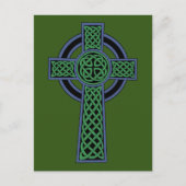 Irish Celtic Knot Cross Briefkaart (Voorkant)