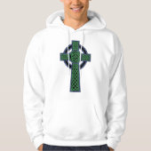 Irish Celtic Knot Cross Hoodie (Voorkant)