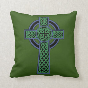 Irish Celtic Knot Cross Kussen
