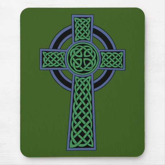 Irish Celtic Knot Cross Muismat (Voorkant)