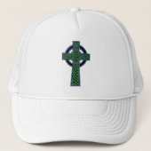 Irish Celtic Knot Cross Trucker Pet (Voorkant)