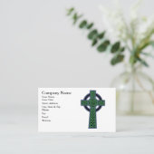 Irish Celtic Knot Cross Visitekaartje (Staand voorkant)