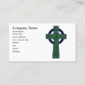 Irish Celtic Knot Cross Visitekaartje (Voorkant)