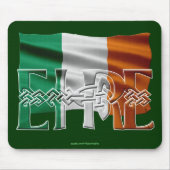Irish Celtic Knot EIRE Flag Mousepad Muismat (Voorkant)
