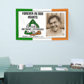 Irish Celtic Knot Photo Memorial Spandoek (Beurs)