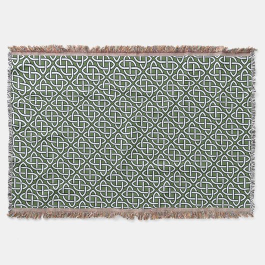 Irish Celtic Knot Throw Blanket Deken (Voorkant)