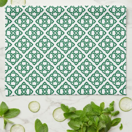 IRISH CELTIC Pattern Kitchen Towel Theedoek (Gevouwen)