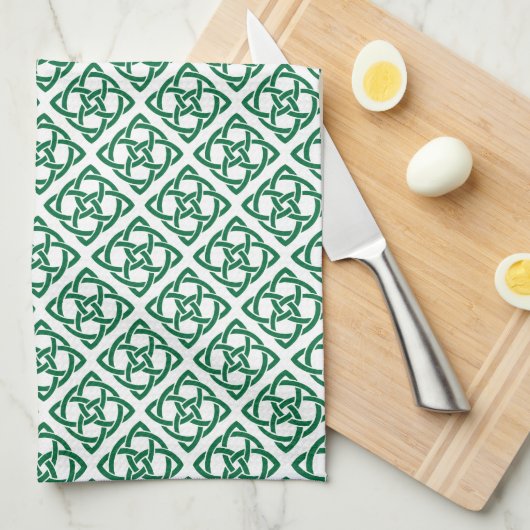 IRISH CELTIC Pattern Kitchen Towel Theedoek (Quarter Fold)