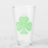 Irish Celtic Shamrock Glas (Voorkant)