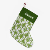 Irish Celtic Shamrock Kerststaart Kleine Kerstsok (Voorkant (Hangend))