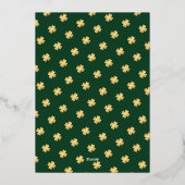 Irish Celtic St. Patrick's Day Party Folie Uitnodiging (Achterkant)