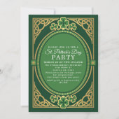 Irish Celtic St. Patrick's Day Party Kaart (Voorkant)