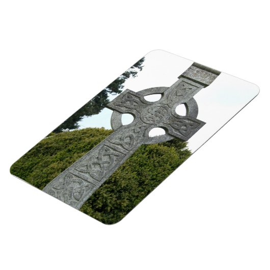 Irish Celtic Stone Cross Flexi Magnet Magneet (Linkerzijde)