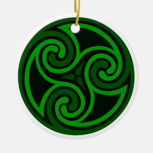 Irish Celtic Swirl Ornament (Voorkant)