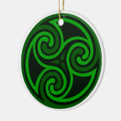 Irish Celtic Swirl Ornament (Links)