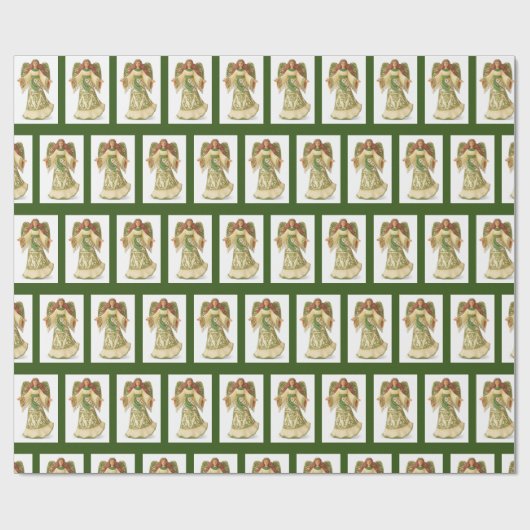 Irish Celtic Trinity Knot Angel Cadeaupapier (Vlak)