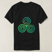 Irish Celtic Trinity Knot Triskelion Symbol Christ T-shirt (Design voorkant)