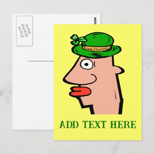 Irish Channel Head Briefkaart (Voorkant / Achterkant)