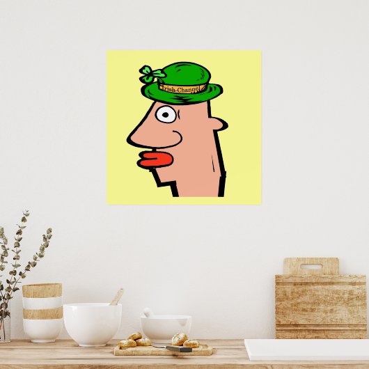 Irish Channel Head Poster (Keuken)