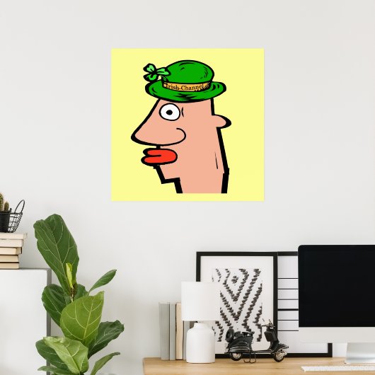 Irish Channel Head Poster (Thuiskantoor)