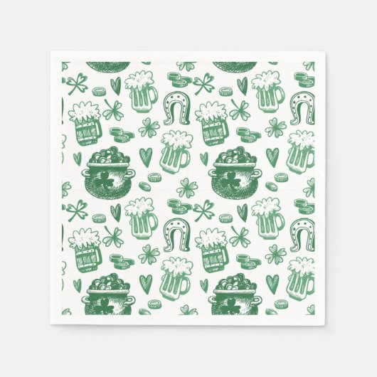 Irish Charm Paper Party servetten (Voorkant)