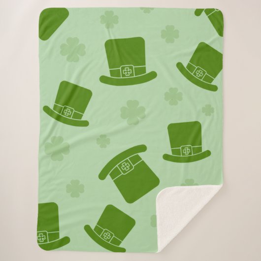 Irish Charm Sherpa Blanket Deken (Voorkant)