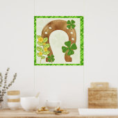 Irish Charm Whimsical Folk Art Print (Keuken)