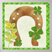 Irish Charm Whimsical Folk Art Print (Voorkant)