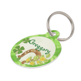 Irish Charm Whimsical PETS GEPERSONALISEERD Huisdierpenning