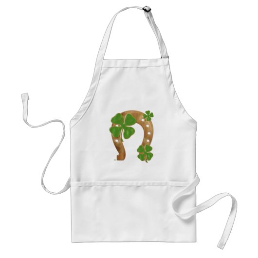 Irish Charm Whimsical UNISEX Standaard Schort (Voorkant)