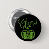 Irish Cheers Saint Patricks Day Party Ronde Button 5,7 Cm (Voorkant /achterkant)