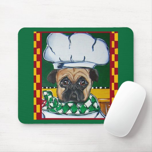 Irish Chef Pug Muismat (Met muis)
