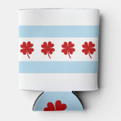 Irish Chicago Flag Blikjeskoeler (Voorkant)