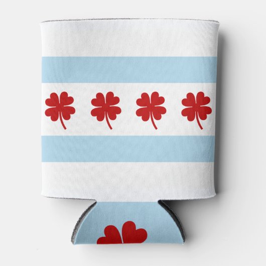 Irish Chicago Flag Blikjeskoeler (Voorkant)