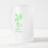 Irish Chihuahua beer mok (Voorkant links)
